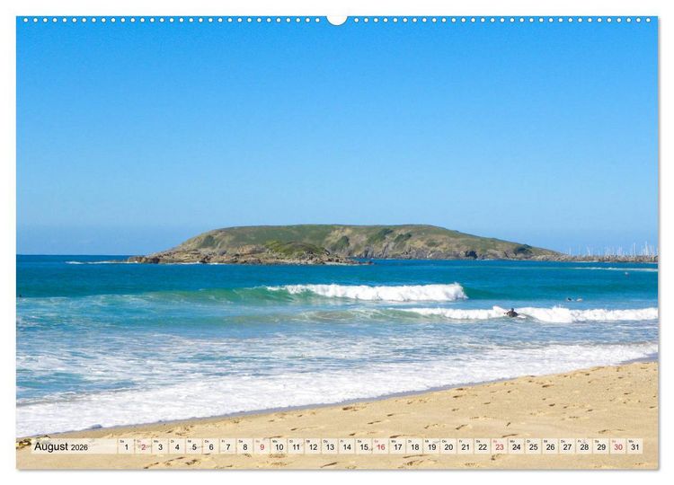 Produktbild: Australien - Australische Str&auml;nde (hochwertiger Premium Wandkalender 2026 DIN A2 quer), Kunstdruck in Hochglanz