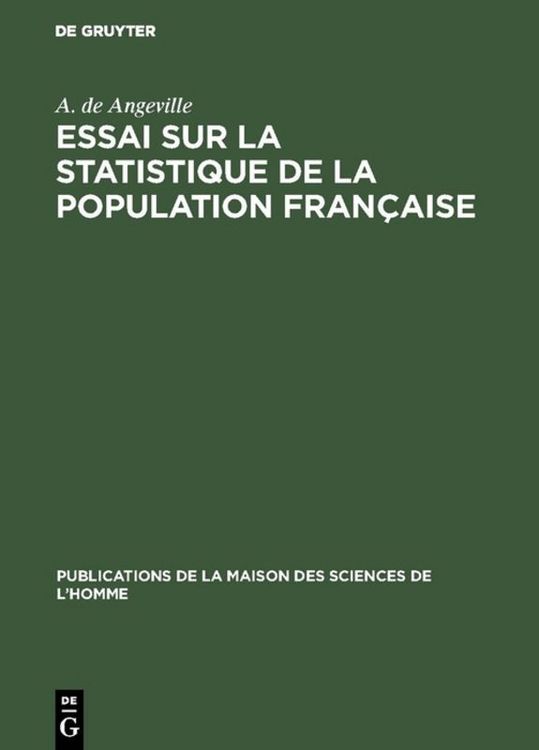 Produktbild: Essai sur la statistique de la population fran&ccedil;aise