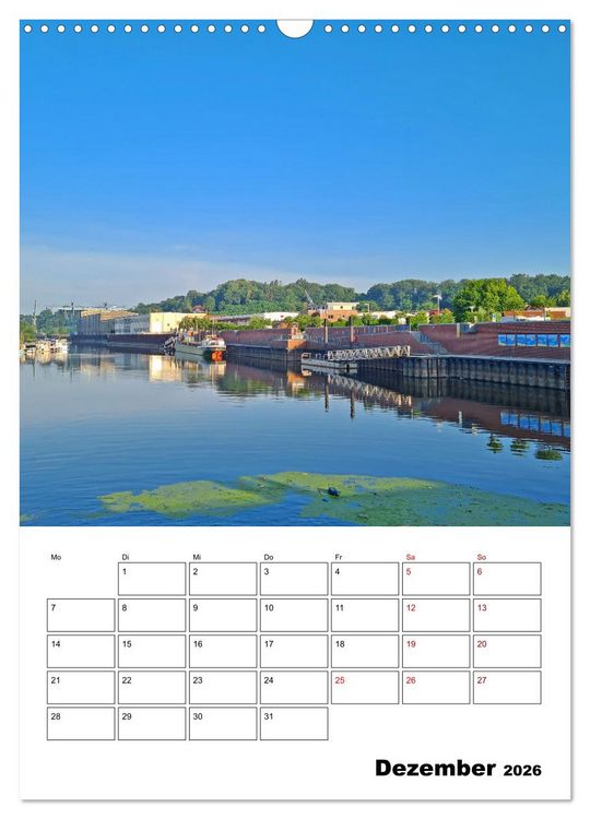 Produktbild: Boizenburg am Elberadweg (Wandkalender 2026 DIN A3 hoch), CALVENDO Monatskalender