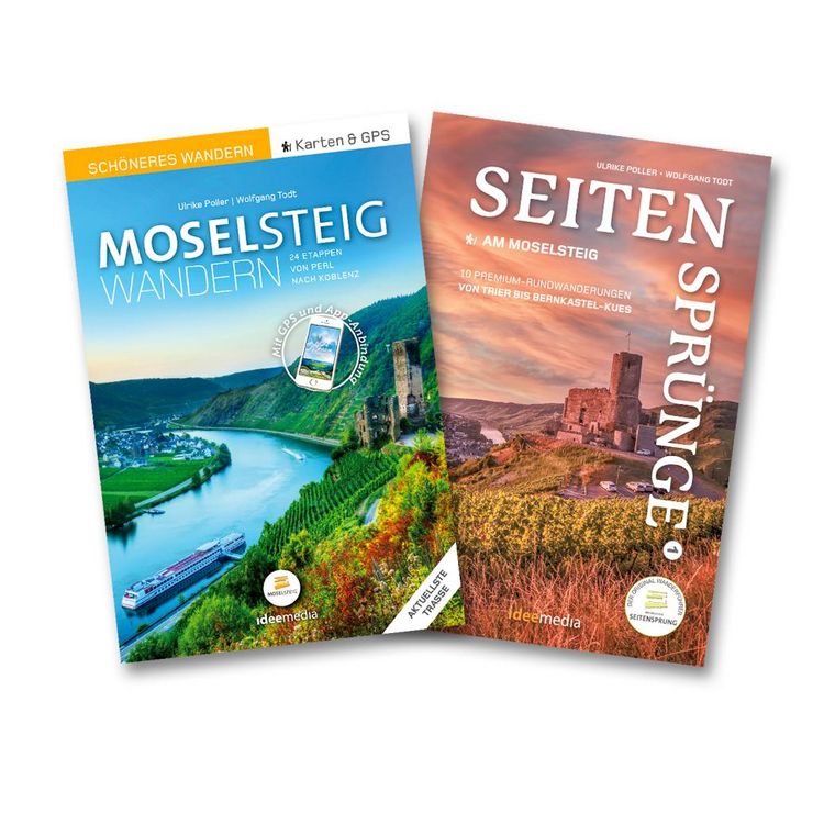 Produktbild: Moselsteig & Seitenspr&uuml;nge Geschenk-Set: Die sch&ouml;nsten Strecken- und Rundwege an der Mosel