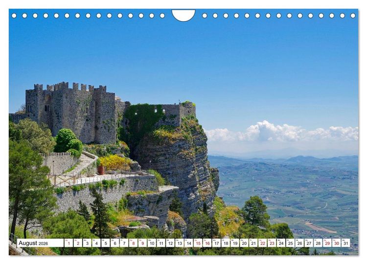 Produktbild: Sizilien - Wo der S&uuml;den leuchtet (Wandkalender 2026 DIN A4 quer), CALVENDO Monatskalender