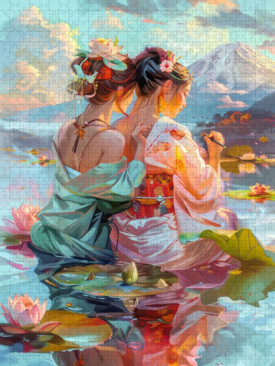 Produktbild: CALVENDO Puzzle Von Asien inspirierter Anim&eacute; | 2000 Teile Lege-Gr&ouml;&szlig;e 90x67cm Foto-Puzzle f&uuml;r gl&uuml;ckliche Stunden