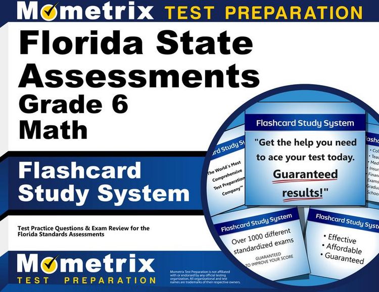 Produktbild: Florida State Assessments Grade 6 Mathematics Flashcard Study System