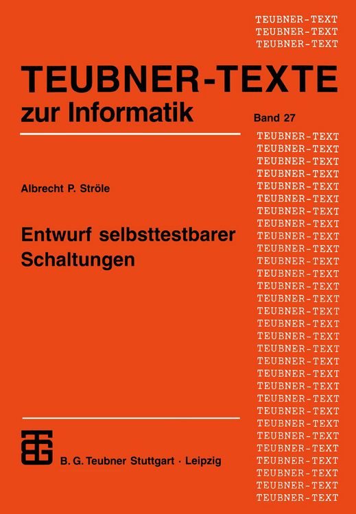 Produktbild: Entwurf selbsttestbarer Schaltungen