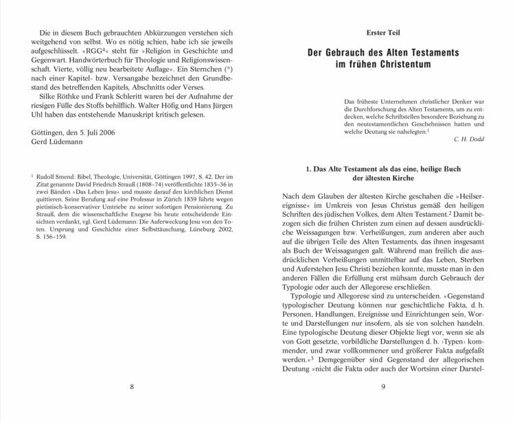 Produktbild: Altes Testament und christliche Kirche