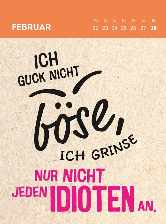 Produktbild: Wochenkalender 2027: Ich atme ein, ich raste aus