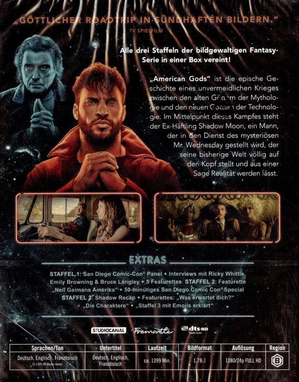 Produktbild: American Gods - Collection / Staffel 1-3 [10 BRs]