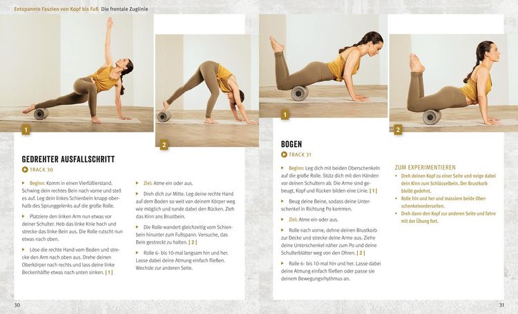 Produktbild: Yoga mit der Faszienrolle (mit DVD)