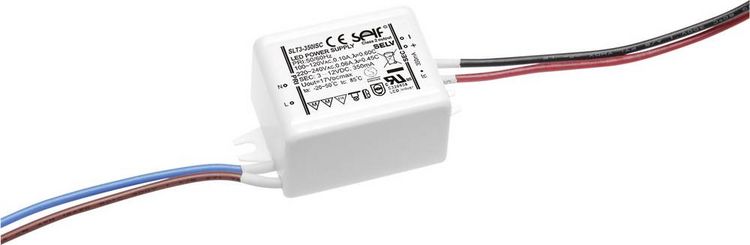 Produktbild: Self Electronics SLT3-700ISC LED-Treiber Konstantstrom 3.15 W 700 mA 3.0 - 4.5 V/DC M&ouml;belzulassung, nicht dimmbar, &Uuml;berlastschutz, &Uuml;berspannung 1
