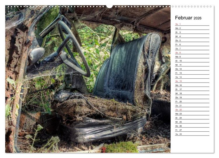Produktbild: Rostlauben - vergessene Klassiker (Wandkalender 2026 DIN A2 quer), CALVENDO Monatskalender