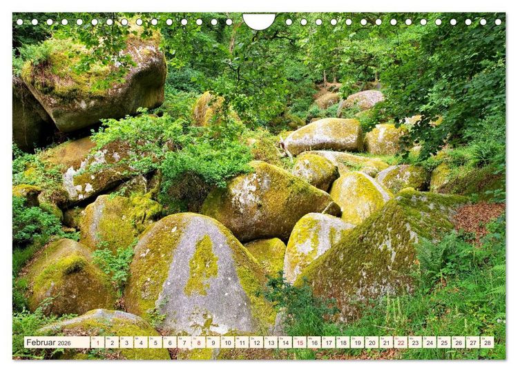 Produktbild: Huelgoat - Sagenumwobener M&auml;rchenwald in der Bretagne (Wandkalender 2026 DIN A4 quer), CALVENDO Monatskalender