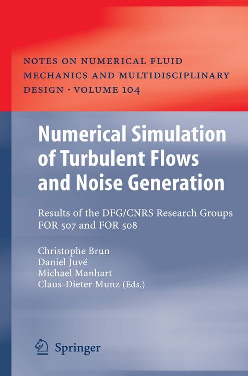 Produktbild: Numerical Simulation of Turbulent Flows and Noise Generation