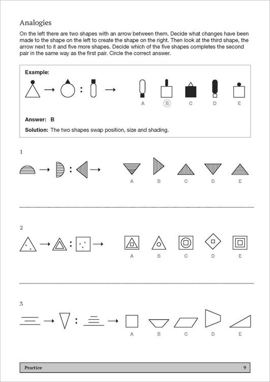 Produktbild: 11+ Non-verbal Reasoning Practice and Test for the GL Assessment Ages 09-10