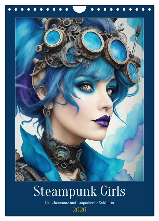 Produktbild: Steam-Punk-Girls - Eine charmante und sympathische Subkultur (Wandkalender 2026 DIN A4 hoch), CALVENDO Monatskalender