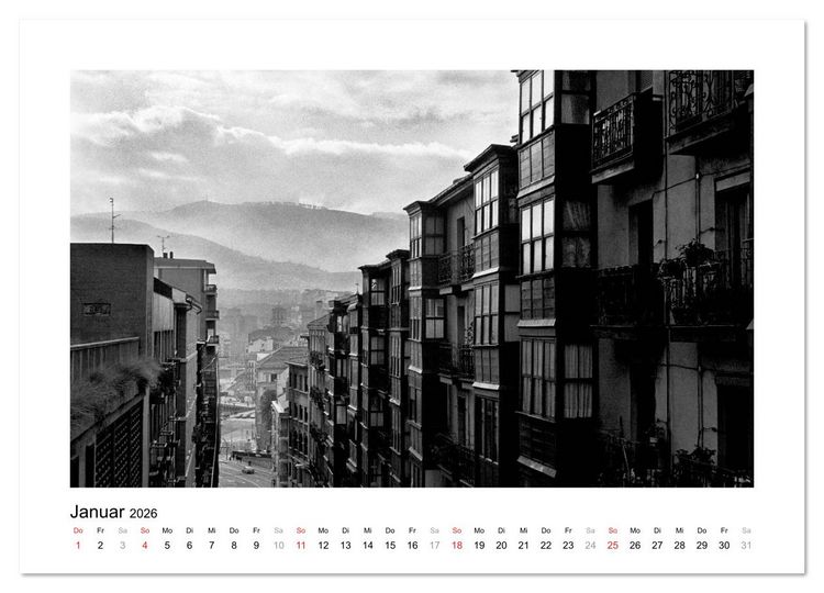 Produktbild: Bilbao - Bilder einer Stadt (Wandkalender 2026 DIN A4 quer), CALVENDO Monatskalender