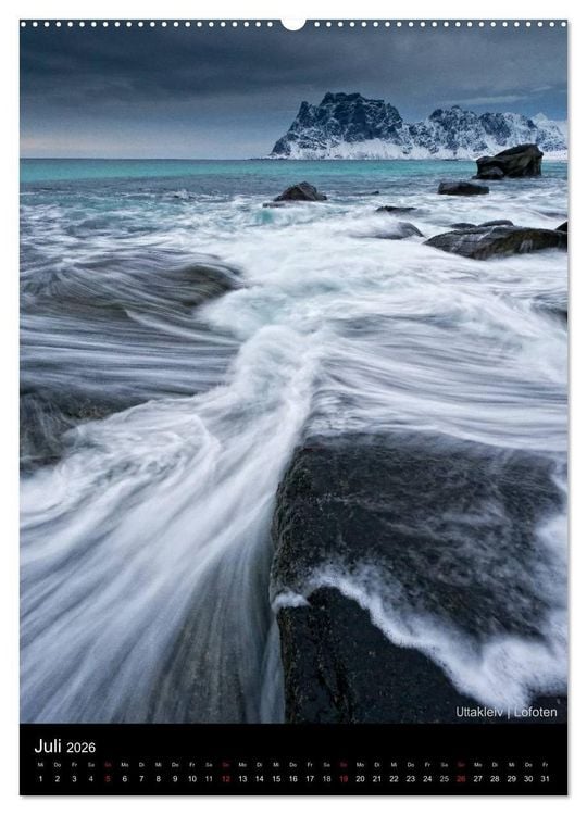 Produktbild: Northern Norway (Wandkalender 2026 DIN A2 hoch), CALVENDO Monatskalender