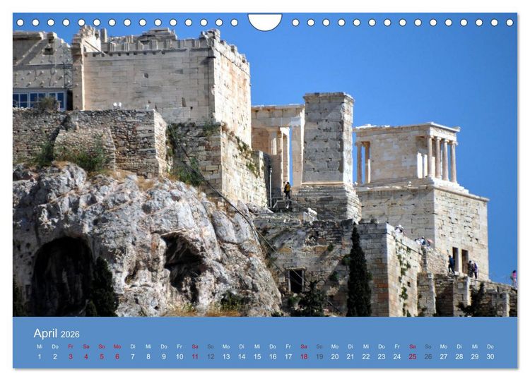 Produktbild: Athen - antik und modern (Wandkalender 2026 DIN A4 quer), CALVENDO Monatskalender