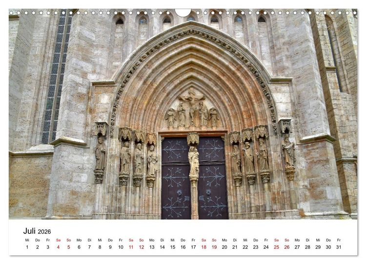 Produktbild: M&uuml;hlhausen in Th&uuml;ringen - Stadt im Herzen Deutschlands (Wandkalender 2026 DIN A3 quer), CALVENDO Monatskalender