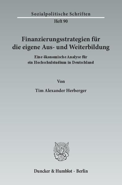 Produktbild: Finanzierungsstrategien f&uuml;r die eigene Aus- und Weiterbildung.