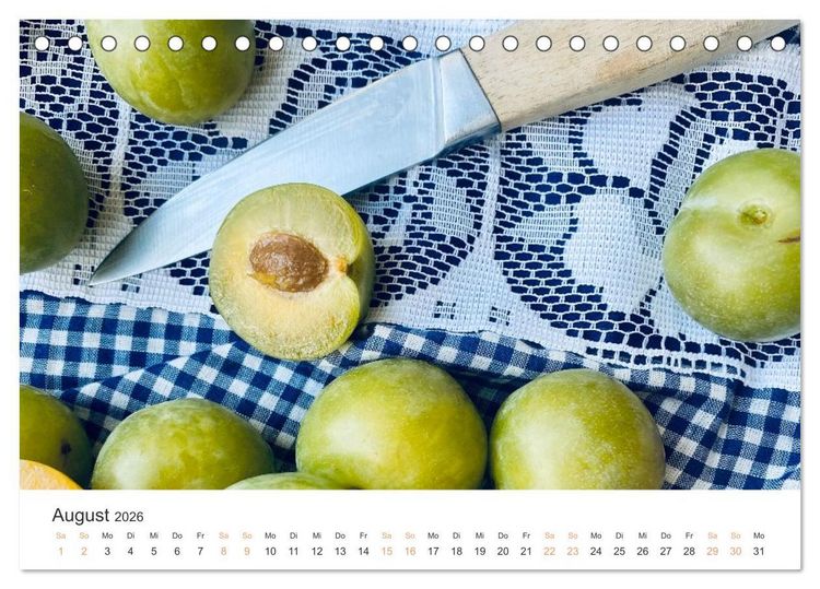 Produktbild: K&uuml;chenkalender - lecker durch dieses Jahr (Tischkalender 2026 DIN A5 quer), CALVENDO Monatskalender