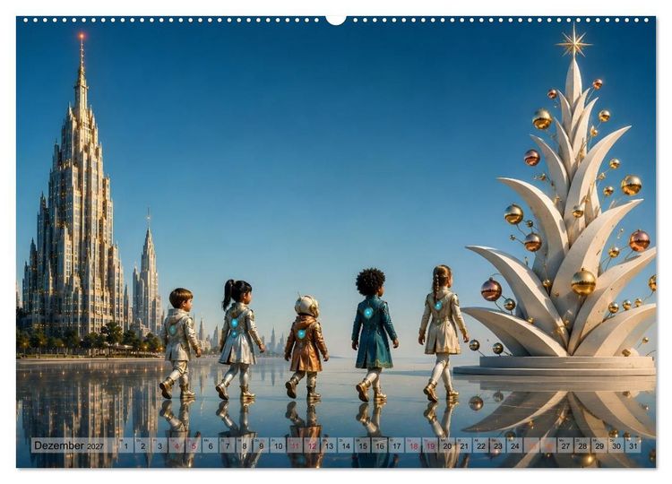 Produktbild: Vision und Imagination - 12 Bilder aus einer m&ouml;glichen Zukunft (Wandkalender 2027 DIN A2 quer), CALVENDO Monatskalender