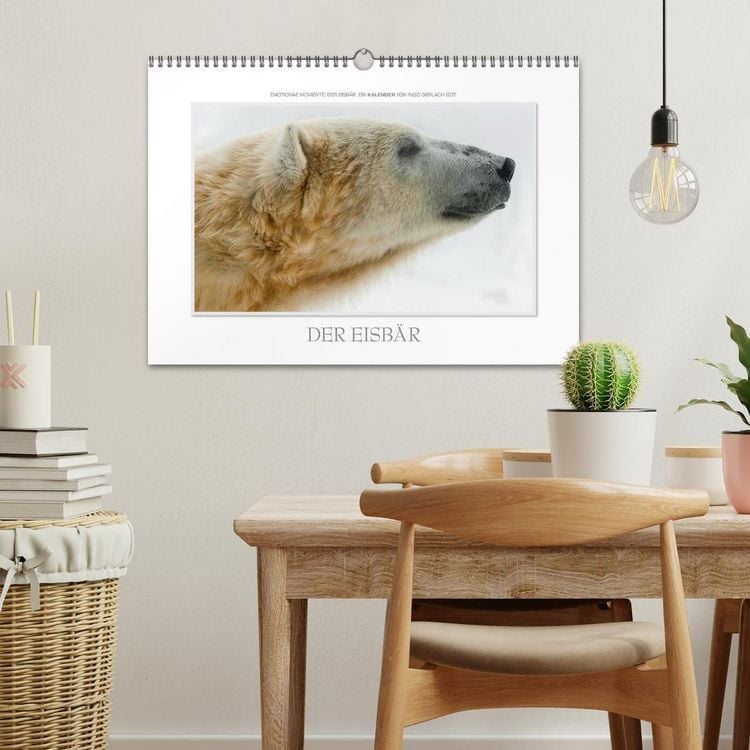Produktbild: Emotionale Momente: Der Eisb&auml;r. (Wandkalender 2026 DIN A3 quer), CALVENDO Monatskalender