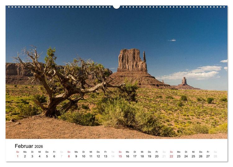 Produktbild: Nationalparks in Utah (Wandkalender 2026 DIN A2 quer), CALVENDO Monatskalender