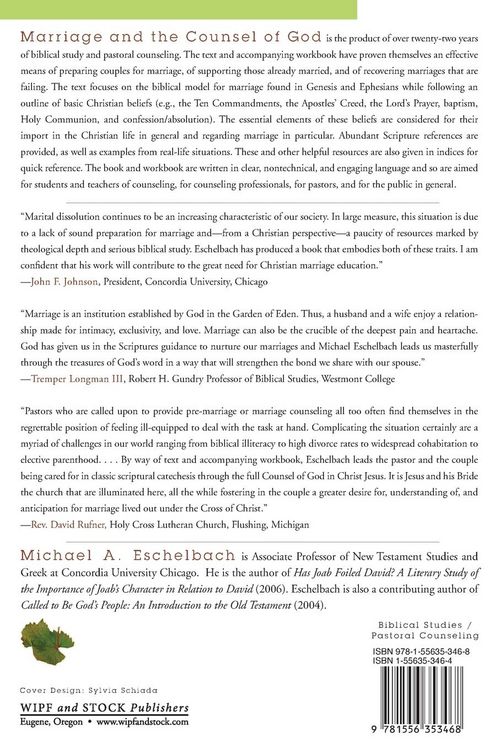 Produktbild: Marriage and the Counsel of God