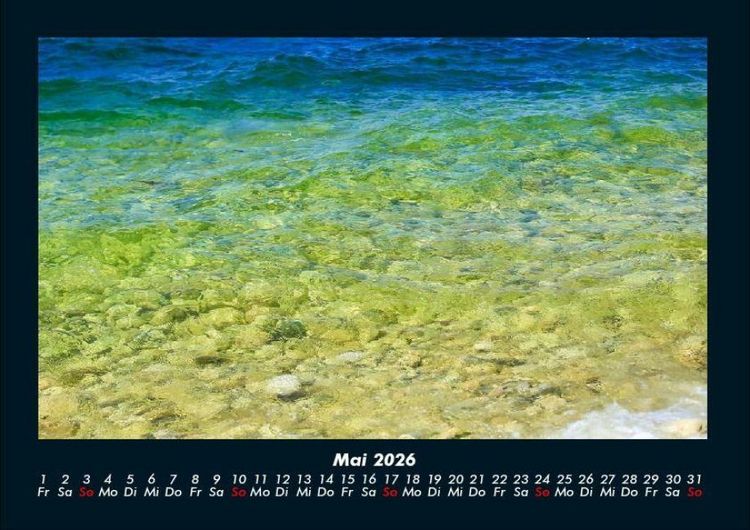 Produktbild: Meereslandschaft 2026 Fotokalender DIN A4