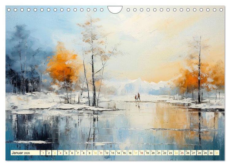 Produktbild: Eine Landschaft im Jahr (Wandkalender 2026 DIN A4 quer), CALVENDO Monatskalender
