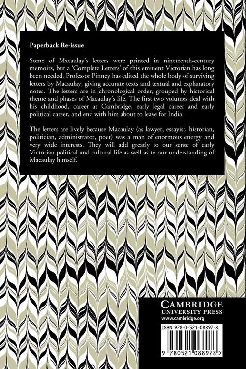 Produktbild: The Letters of Thomas Babington Macaulay