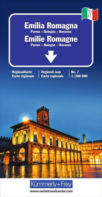 Produktbild: K&uuml;mmerly+Frey Regional-Strassenkarte 7 Emilia Romagna 1:200.000