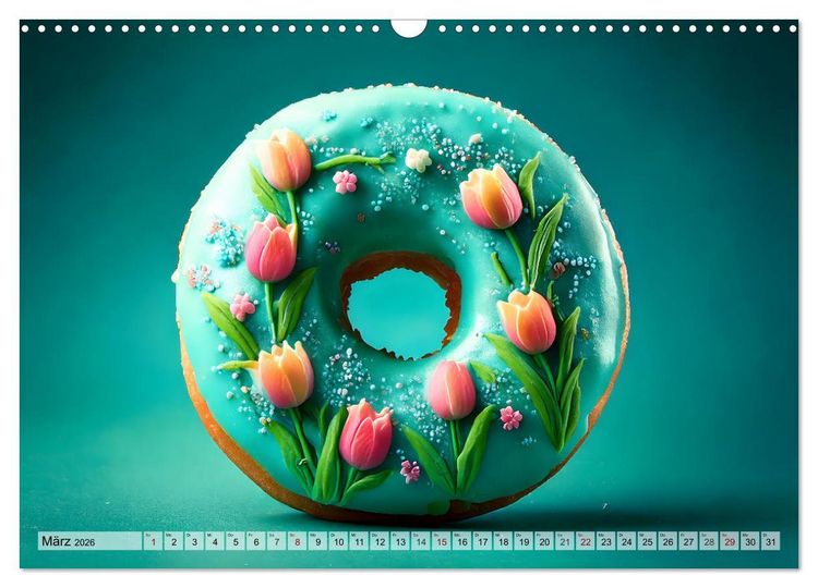 Produktbild: Donuts - Eine Reise durch die Jahreszeiten (Wandkalender 2026 DIN A3 quer), CALVENDO Monatskalender