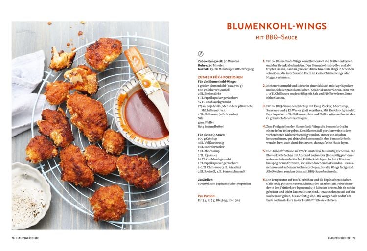 Produktbild: Hei&szlig;luftfritteuse vegetarisch