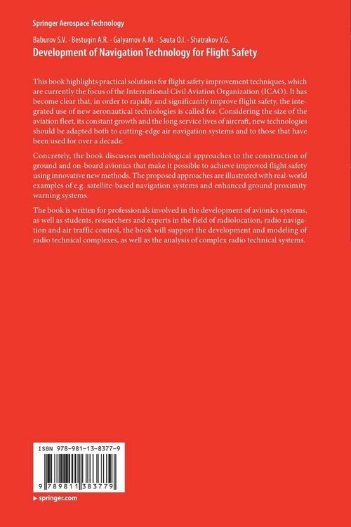 Produktbild: Development of Navigation Technology for Flight Safety