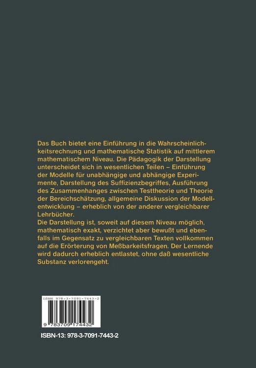 Produktbild: Wahrscheinlichkeitsrechnung und Statistik