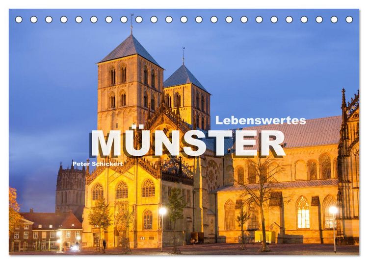 Produktbild: Lebenswertes M&uuml;nster (Tischkalender 2026 DIN A5 quer), CALVENDO Monatskalender