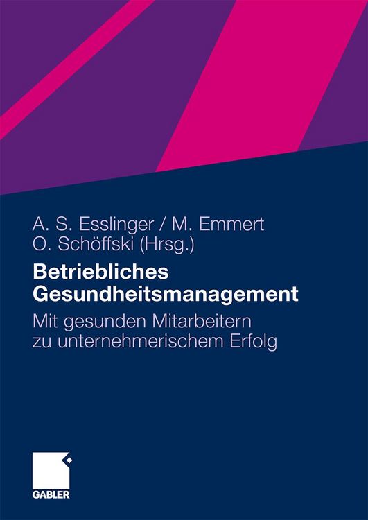 Produktbild: Betriebliches Gesundheitsmanagement