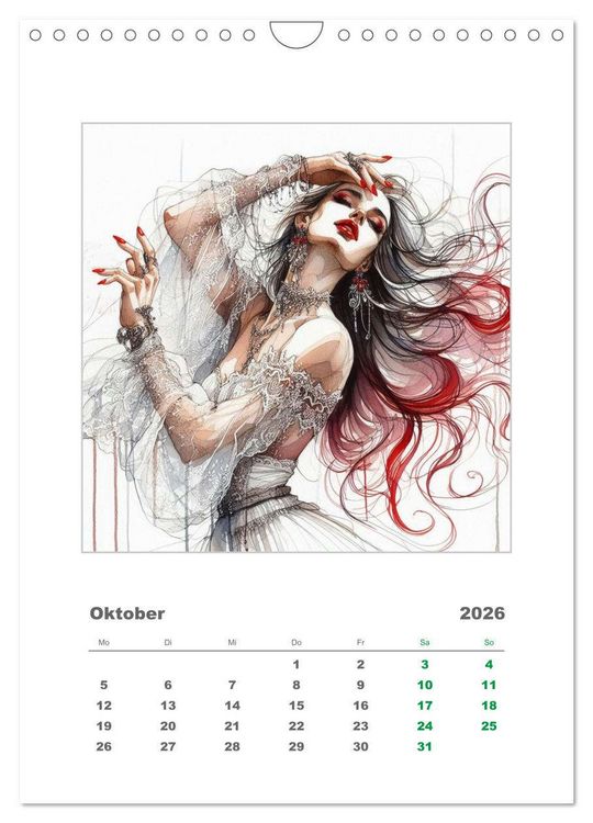 Produktbild: Im Rhythmus der Leidenschaft (Wandkalender 2026 DIN A4 hoch), CALVENDO Monatskalender