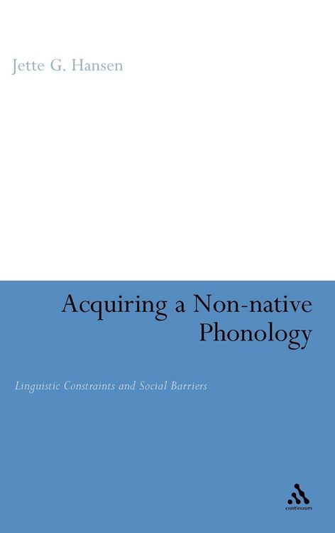 Produktbild: Acquiring a Non-Native Phonology