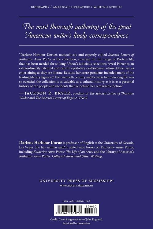 Produktbild: Selected Letters of Katherine Anne Porter