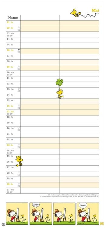 Produktbild: Peanuts Planer Wir zwei 2027