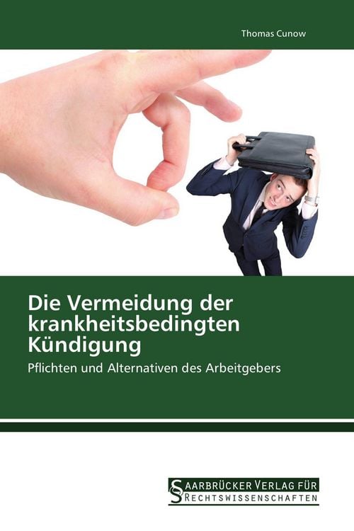 Produktbild: Die Vermeidung der krankheitsbedingten K&uuml;ndigung