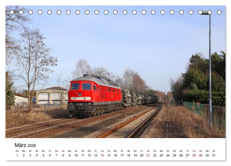Produktbild: Eisenbahnen in Ostsachsen 2026 (Tischkalender 2026 DIN A5 quer), CALVENDO Monatskalender
