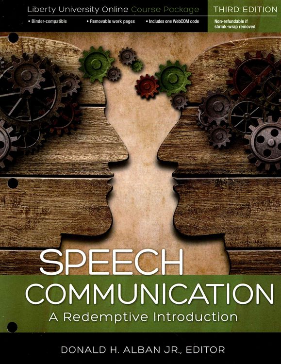 Produktbild: Speech Communication: A Redemptive Introduction: Liberty University Online Course Package
