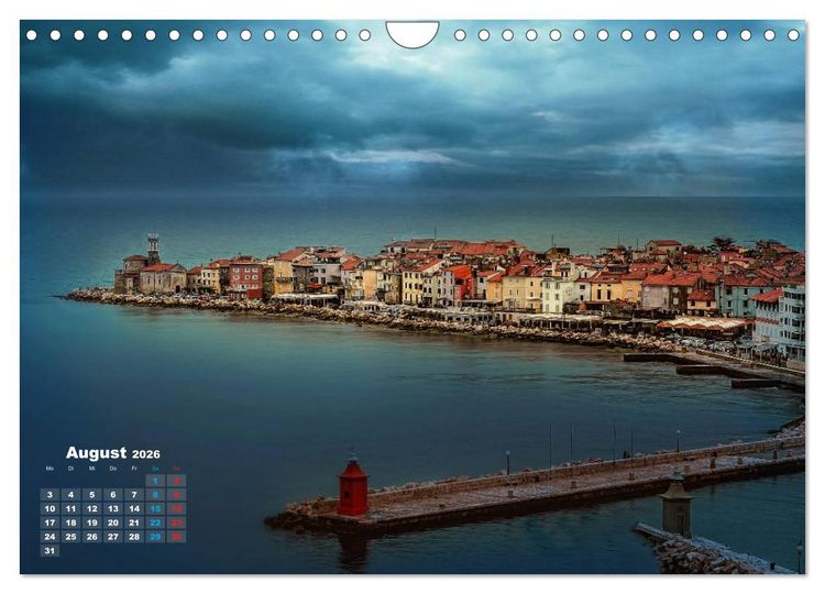 Produktbild: M&auml;rchen Stadt Piran (Wandkalender 2026 DIN A4 quer), CALVENDO Monatskalender