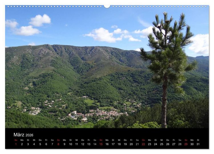 Produktbild: Ard&egrave;che &middot; Wandergebirge und Kajakschluchten in S&uuml;dfrankreich (hochwertiger Premium Wandkalender 2026 DIN A2 quer), Kunstdruck in Hochglanz