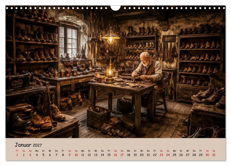 Produktbild: Ursprung: Berufe mit Geschichte. (Wandkalender 2027 DIN A3 quer), CALVENDO Monatskalender