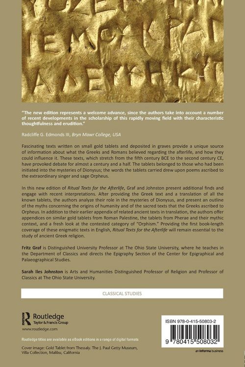 Produktbild: Ritual Texts for the Afterlife