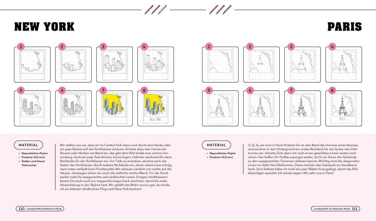 Produktbild: Zeichnen in 5 Minuten &ndash; 100 Motive von Architektur bis Zauberei